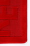 Mijölnir Alfombrilla de Baño Roja 60 x 100 cm Polipropileno Antideslizante Lavable